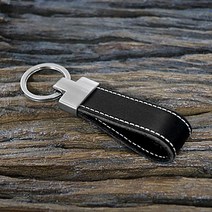 알피나 부테로 블랙 이태리천연가죽 이니셜 키링 자동차 키홀더, 부테로 블랙 (실버사티나)