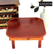 남원춘향공방 밥상 1인용 2인용 4인용 6인용 원형 접이식 사각 예쁜, 사각 정타원 원앙 4호(69x69), 1개