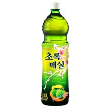 웅진식품 초록매실 1.5L*12펫, 1.5l