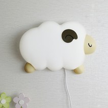 램프다 꿈양 벽등 소켓형onoff스위치 인테리어조명, 화이트