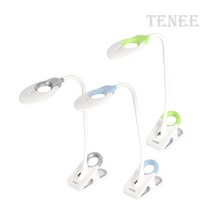 TENEE 테니 LED스탠드 집게겸용, 스마트 LED스탠드 TI-1100 라임그린