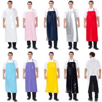 양면코팅 방수앞치마-대 9color 목끈형 비닐앞치마 김장 식당 단체급식 업소용 우레탄앞치마, SOA-1031 보라색