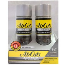 AbCuts CLA Belly Fat Formula 120정 CLA(공액 리놀레산), 2병