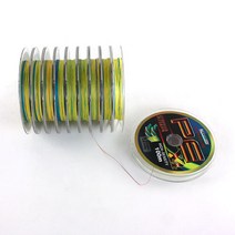 오기몰 인터맥스 PE 합사 낚시줄 오색 5.0호 바다 원줄, 1개, 100m