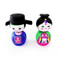전통인형 신랑신부각시/목각인형/결혼선물/외국인선물
