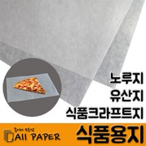 올페이퍼 식품용지 (기름흡수용), 얇은단면코팅노루지_2절, 250매