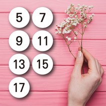 페토닷컴 화이트 디자인 아동의류 사이즈 라벨 100개 세트, 1세트, 17호