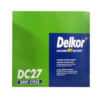 델코 딥싸이클 DC24/ DC27/ DC31 캠핑용 배터리, DC27 폐전지 미반납