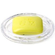 토탈하우스 토탈하우스데코 투명 아크릴 타원형 비누받침, 토탈하우스데코-투명-아크릴-타원형-비누받침, 1개