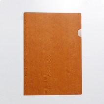 아인텍 가죽 L홀더, 브라운, 1개