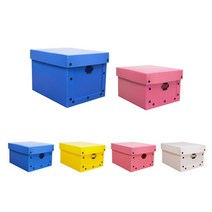 [ 세화파렛텍 ] 플라스틱 리빙박스 소형, 노랑색, 1개