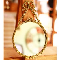 에리얼 빈티지 원형 벽거울 [인테리어거울], 골드