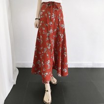 비바조이 잔꽃 랩스커트