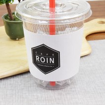종이컵홀더 모음전_소량주문제작 _테이크아웃 투명컵홀더_아이스컵홀더_일회용컵홀더, 10/13온스 백색지홀더 1도인쇄