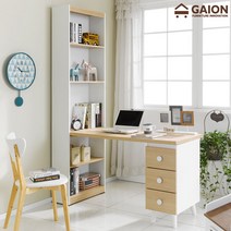 가이온 리파인 1200 서랍형 책장 책상, 아카시아