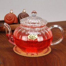 거름망티포트 250ml 유리티포트 유리주전자 유리다관