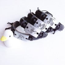 이엘컴퍼니 12 별자리 가죽 팔찌