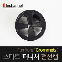 인채널 국내생산 가구매입 4구 삼각 책상전선캡 60mm_전선정리_배선홀, 선택_60mm_블랙(IFG_121BL), 1개