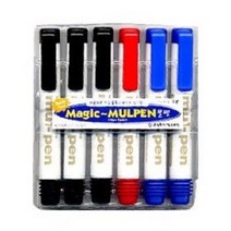 에코로직) 마지막생산 한정판매 물펜 MUL PEN, 흑색, 1개