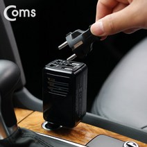 [AH118] Coms 차량용 인버터 100W 2.1A USB 2포트 (유니버셜 전기 콘센트)