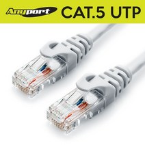 ANYPORT CAT.5e UTP 100Mbps 랜케이블 2M 그레이