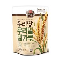 [메가마트]CJ 백설 우리땅 우리밀 밀가루 750g, 1개