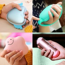 [USB 충전식 휴대용 손난로] 보조배터리 겸용 안전인증 완료, 핑크, 03_USB 손난로 캡슐 - 핑크
