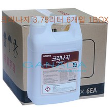 말표산업 크리나지 3.75L 6개입 1BOX 구리 니켈 크롬 강철류 금속 녹제거제 오염제거제 얼룩제거제 찌든때제거제 세정제 청소약품 광택복원제, 1개
