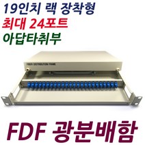 FDF/SC-24포트/아답타포함/광분배함/RACK