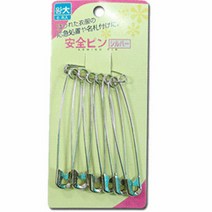 한양 안전옷핀.[한양산업] 왕대안전핀 6PCS.옷핀.안전옷핀세트.반짇고리, 본상품선택