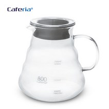 카페리아 내열유리 웨이브 커피서버 800ml