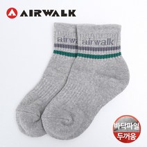 에어워크 아동 중목 링글 스포츠 파일 바닥 쿠션 어린이 양말