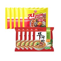 봉지)농심무파마 5개 + 오뚜기진라면매운맛 5개, 1개