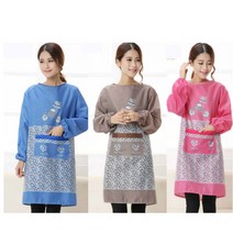 미다스리빙 6색 긴소매 앞치마, 커피, 1개