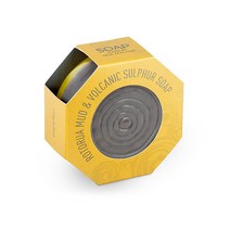 와일드펀스 로토루아 머드 & 화산 유황비누 뉴질랜드 클렌징비누 세수 비누, 115g, 1개