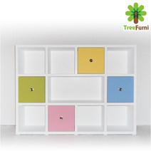 트리퍼니가구 3단 1600 책장 - 두께36T 고급데코시트지, 도어추가/화이트