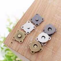 쏘잉갤러리 18mm 아플리케 자석단추, 엔틱, 5개