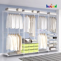 휴센 갤럭시 3130B 드레스룸 옷장 행거, 갤럭시 3130B(그린)