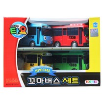 타요 스페셜 꼬마버스 4종 세트, 로기, 타요, 가니, 라니