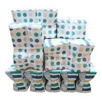 솜사탕나라 팝콘봉투(중) 1 000장 - 시원한 매너(파랑), 2세트