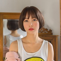 가발닷컴 여자 전체가발 통가발 9종 모음, 2 쇼트레이어 투톤브라운, 1개