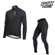 폭스레이싱 L134_171NAVY 자전거의류 상하세트