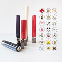 퍼니맨 S-C1 쿠폰도장 스탬프, (10mm)가옥네이비-폰트없음, 검정잉크