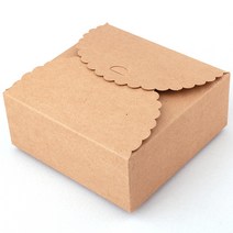비즈아이 선물포장, 36_종이상자(대)120X120X40mm_크라프트_5개