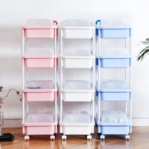 이동식 국민기저귀 정리함 4단, 화이트