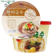 기름에튀기지않은 담백한 즉석 현미국수 (92g), 92g, 1개