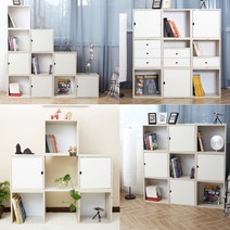 공간박스 원목 수납장 6종진열장책장원목공간박스, 5.점보3단서랍장