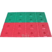 헬스데이 국산 발지압판, 발지압매트 레드, 1개