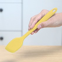 블루마마 일체형 실리콘 스파츌라 미니, 머스터드