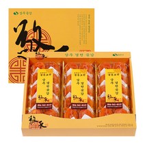 자연건조100% 상주곶감 반건시 3팩 60g (30개) 선물세트, 1박스